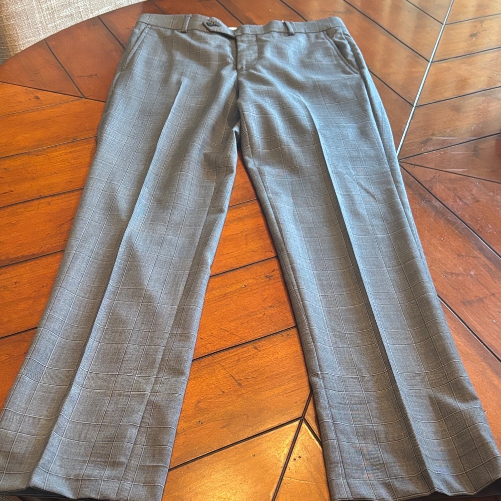 Brooks Brothers Explorer Collection Men's Gray Plaid Pants